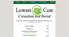 Desktop Screenshot of lowestcostcremation.com