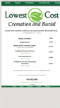 Mobile Screenshot of lowestcostcremation.com